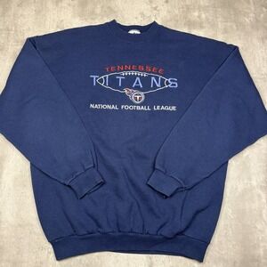 Vintage Tennessee Titans Crewneck Sweatshirt Mens XL Logo Athletic NFL 90s